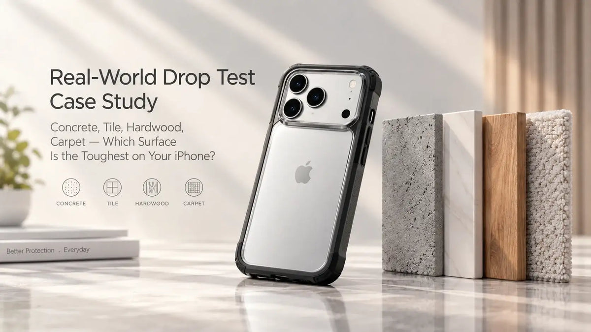 Phone Dropped on Concrete, Tile or Carpet? A Real-World Drop Test Case Study