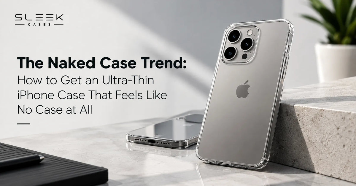 Ultra-thin iPhone case that feels like no case